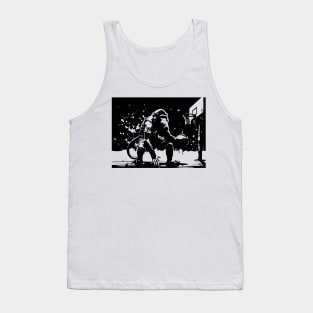 monkey play basketball Tank Top